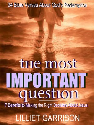 cover image of The Most Important Question